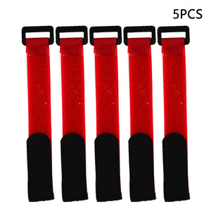 5Pcs Cycling Fastening Bike Supplies Magic Sticker Accessories Adjustable Multifunction Sports Bicycle Fixing Strap Band Tie