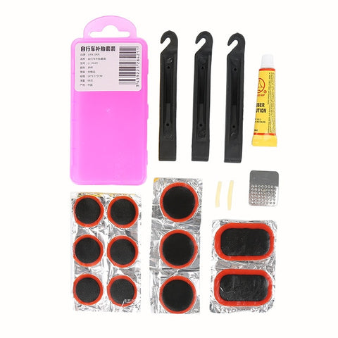 Practical Mountain Bike Repair Bike Bicycle Repair Tool Kits Fix Flat Rubber Kit Tire Tube Patch Glue Cycling Kit Dropshipping
