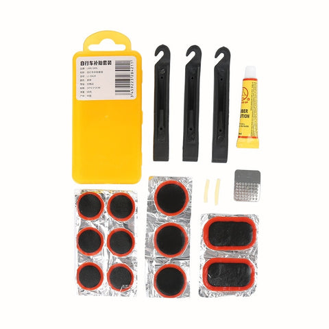 Practical Mountain Bike Repair Bike Bicycle Repair Tool Kits Fix Flat Rubber Kit Tire Tube Patch Glue Cycling Kit Dropshipping