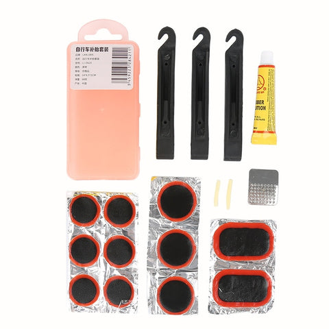 Practical Mountain Bike Repair Bike Bicycle Repair Tool Kits Fix Flat Rubber Kit Tire Tube Patch Glue Cycling Kit Dropshipping