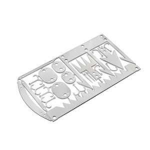 22 in 1 Camping Survival Card Pocket Multitool Camping Survival Card Knife Tactical Hunting Utility Knife Hand Tools