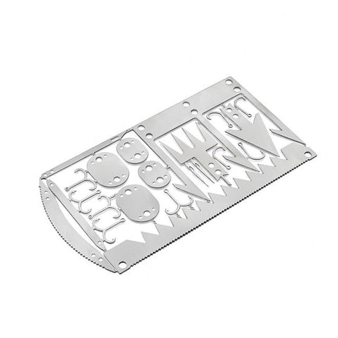 22 in 1 Camping Survival Card Pocket Multitool Camping Survival Card Knife Tactical Hunting Utility Knife Hand Tools