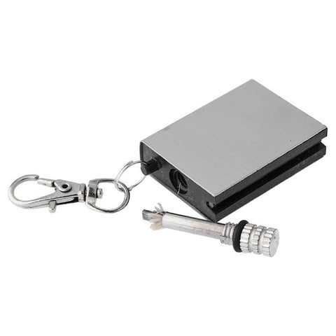 Mounchain Creative Stainless Steel Waterproof Match Lighter Square Shape Christmas Gift