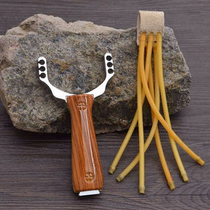Powerful Aluminium Alloy Slingshot Crossbow Hunting Sling Shot Catapult Camouflage Bow  Outdoor Camping Travel Kits
