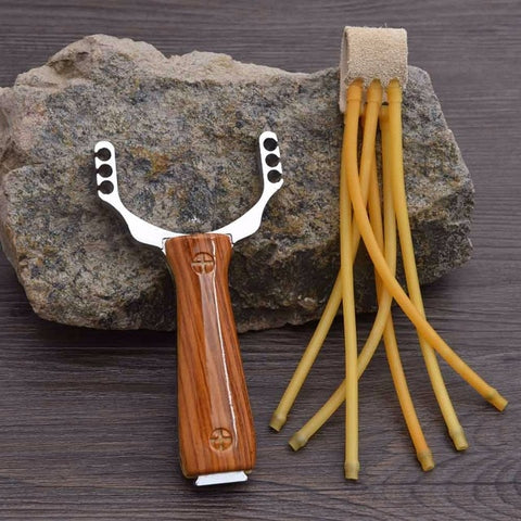 Powerful Aluminium Alloy Slingshot Crossbow Hunting Sling Shot Catapult Camouflage Bow  Outdoor Camping Travel Kits