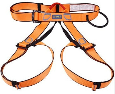 Professional Outdoor Sports Safety Belt Rock Climbing Harness Waist Support Half Body Harness Aerial Survival Equipment