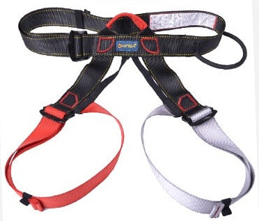 Professional Outdoor Sports Safety Belt Rock Climbing Harness Waist Support Half Body Harness Aerial Survival Equipment